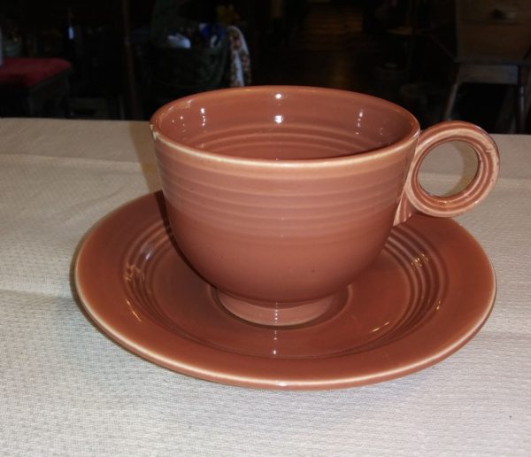 Fiesta Rose Cup and Saucer