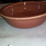 Fiesta Rose Fruit Bowl