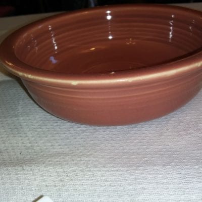 Fiesta Rose Fruit Bowl