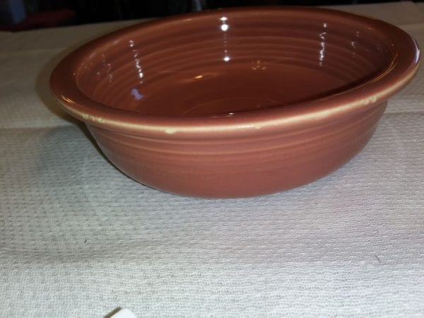 Fiesta Rose Fruit Bowl