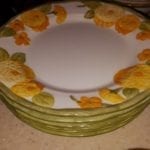 Metlox Poppytrail Zennia Salad Plate