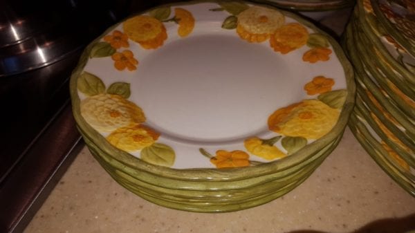 Metlox Poppytrail Zennia Salad Plate