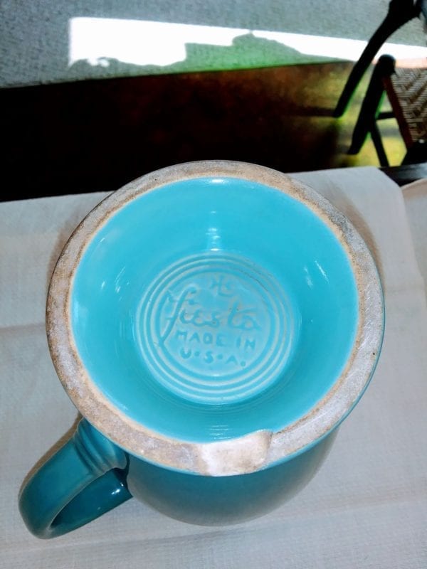 Fiesta Blue Pitcher - Image 2