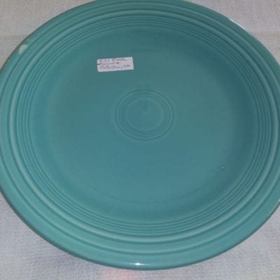 Large Fiesta Turquoise Dinner Plate