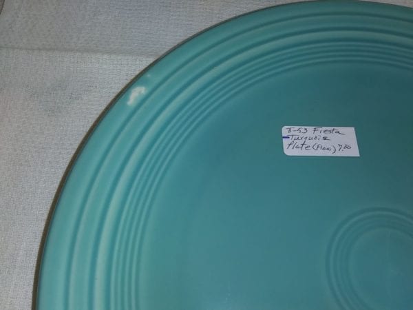 Large Fiesta Turquoise Dinner Plate - Image 2