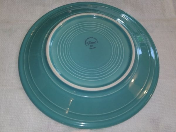 Large Fiesta Turquoise Dinner Plate - Image 4