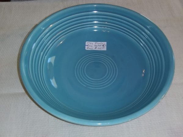 Fiesta Blue Salad Bowl