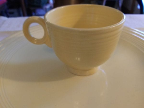 Fiesta Pale Yellow Round Hole Coffee Cup