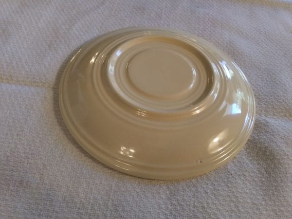 Fiesta Pale Yellow Demitasse Saucer - Image 2