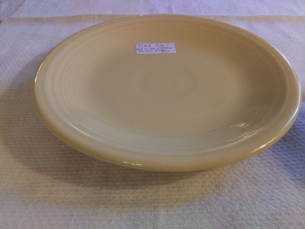Fiesta Pale Yellow Salad Plate