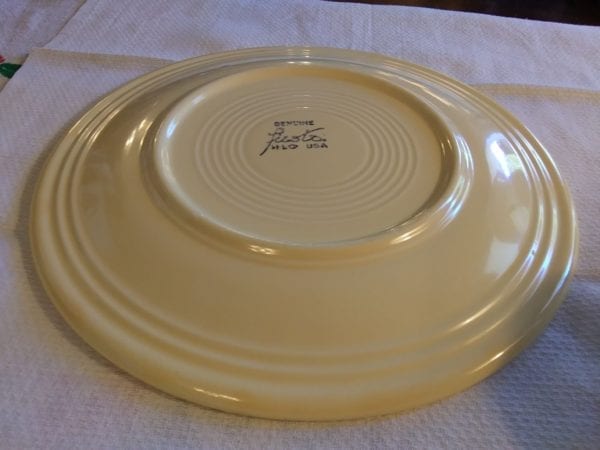 Fiesta Pale Yellow Salad Plate - Image 2