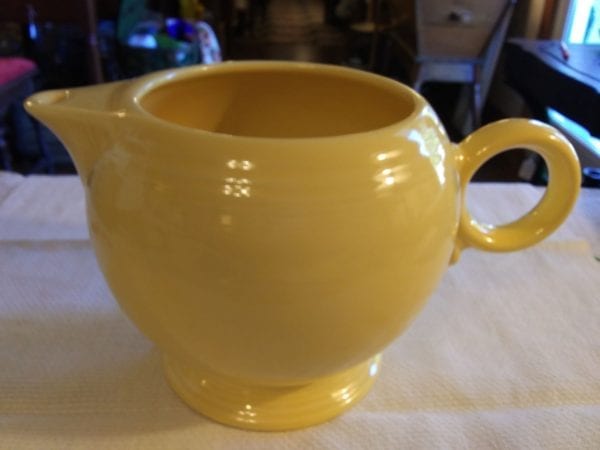 Fiesta Yellow Ice Lip Pitcher