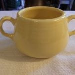 Fiesta Yellow Sugar Cup