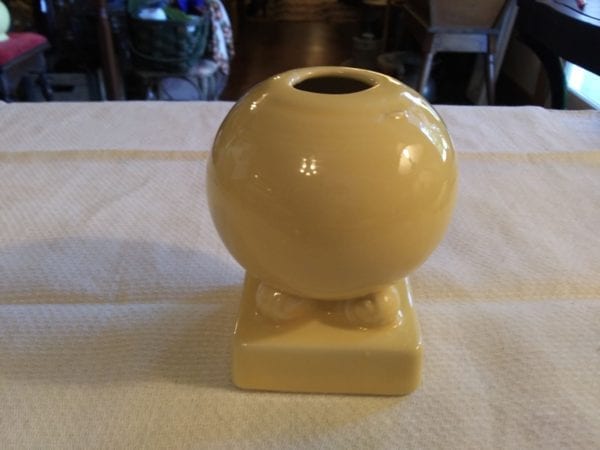 Fiesta Yellow Bulb Candle Holder