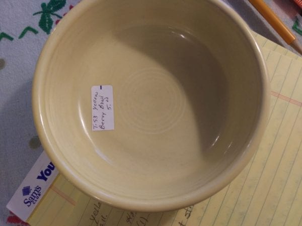 Fiesta Yellow Berry Bowl - Image 3