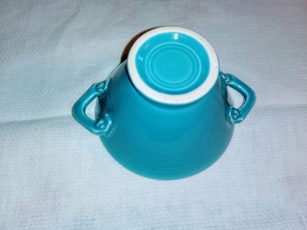 Fiesta Turquoise Blue Sugar Bowl - Image 2