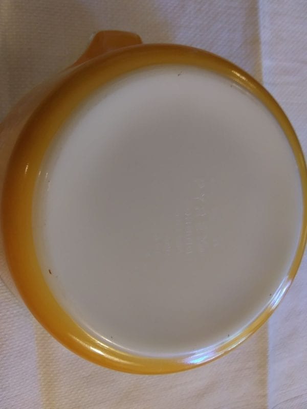 Pyrex Butterfly Gold 1qt Covered Bowl - Image 5