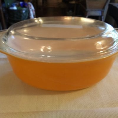Pyrex Gold 1 1/2qt. Bowl and Lib