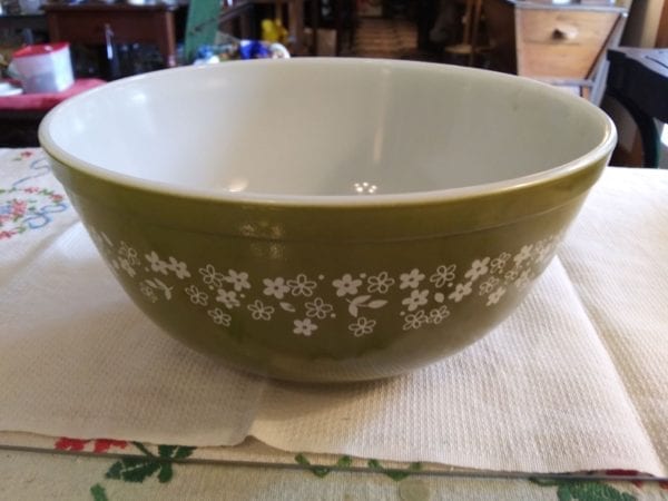 Pyrex Green Bowl