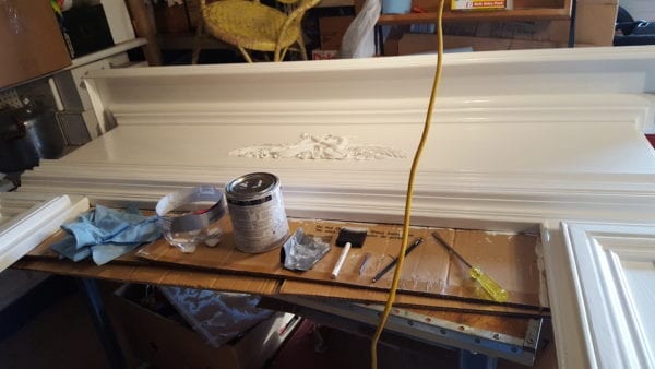 Antique Fireplace Mantle Restored - Image 6