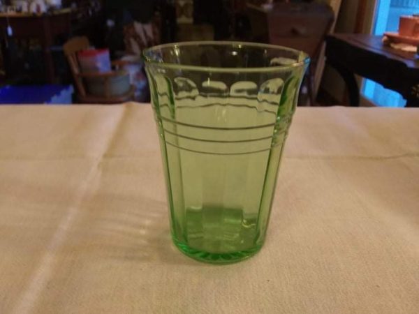 Green Depression Tumbler