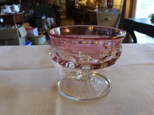 Tiffin Glass Kings Crown Sundae Bowl