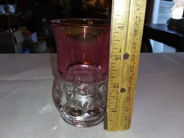 Tiffin Glass Kings Crown 8 1/2oz Glass - Image 3