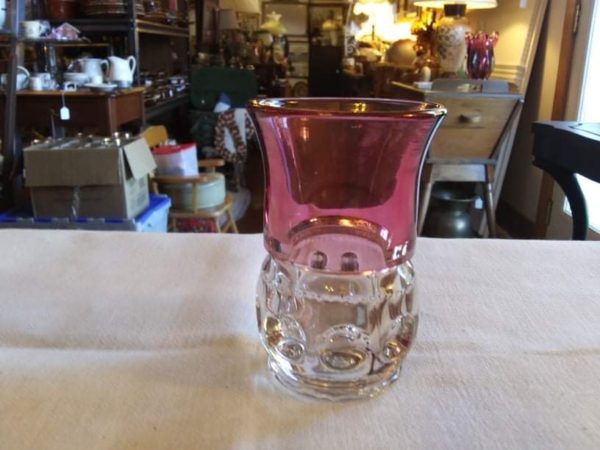 Tiffin Glass Kings Crown 8 1/2oz Glass - Image 2