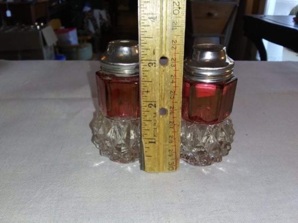 Indiana Glass Diamond Point Salt and Pepper Shakers - Image 2