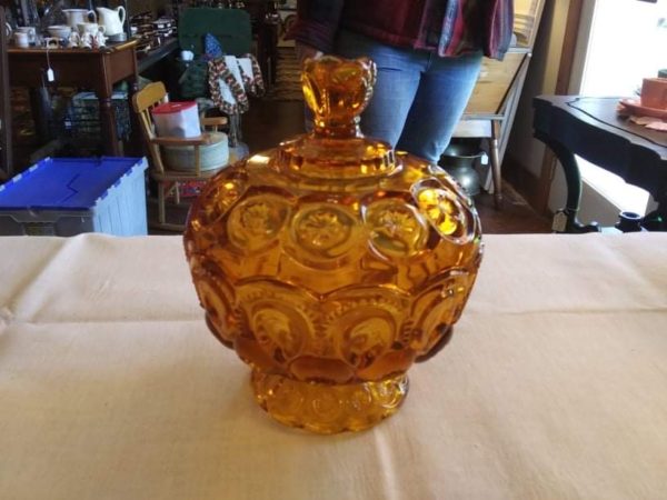 Moon and Stars Compote and Lid