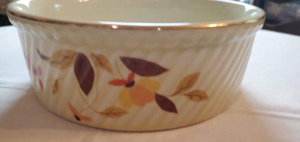 Autumn Leaf Bowl French Baker - Image 3