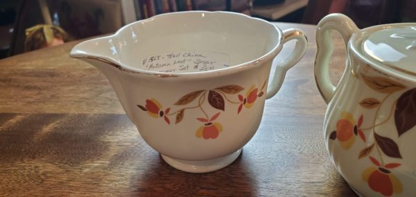 Autumn Leaf Sugar and Creamer Set - Image 2