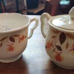 Autumn Leaf Sugar and Creamer Set