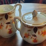Autumn Leaf Sugar and Creamer Set