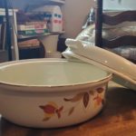 Autumn Leaf Casserole Bowl w/ Lid