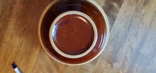 Brown 9" Stoneware Bowl - Image 3