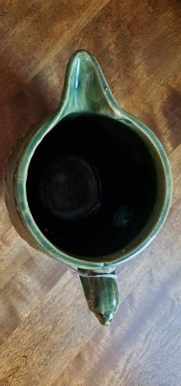 McCoy Green "Water Lilies" Pitcher - Image 4
