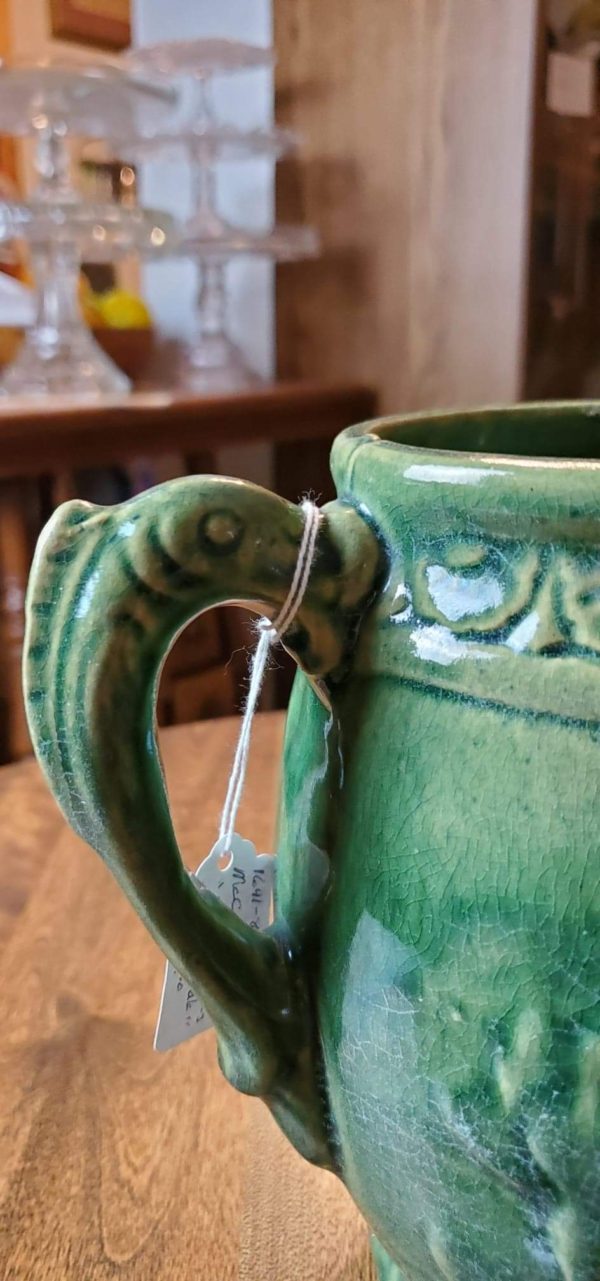 McCoy Green "Water Lilies" Pitcher - Image 3