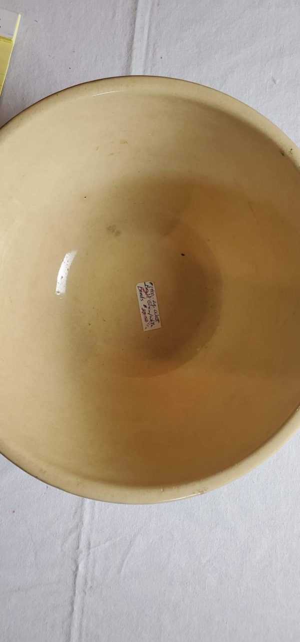 Large "Watt" Green and White Banded Bowl - Image 2