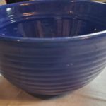 Bauer Cobalt Blue Ringed Bowl