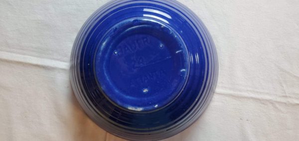 Bauer Cobalt Blue Ringed Bowl - Image 3