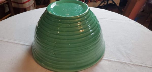 Bauer Ringed Large Green Bowl - Image 3