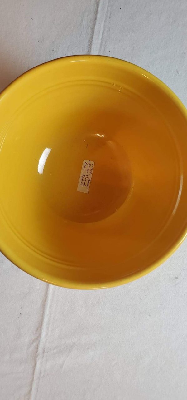Bauer Ringed Yellow Bowl - Image 2