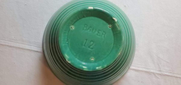 Bauer Ringed Large Green Bowl - Image 4