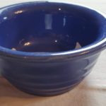 Bauer Cobalt Blue Custard Bowl