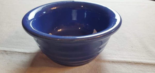Bauer Cobalt Blue Custard Bowl
