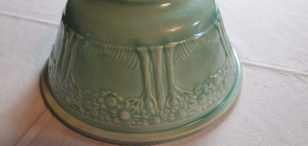Homer Laughlin Small Turquoise Bowl - Image 4