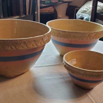 Stoneware Bowls - Set of 3