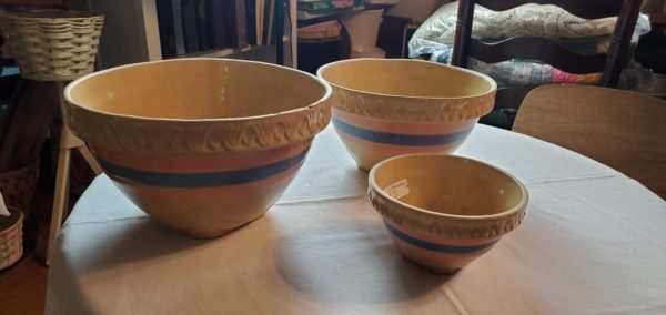 Stoneware Bowls - Set of 3