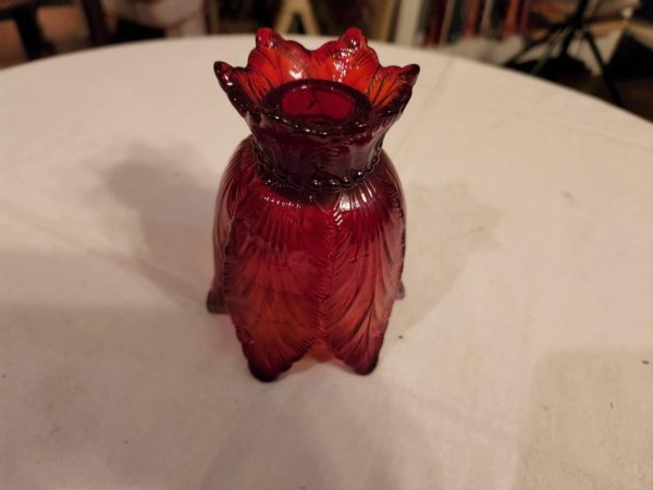 Fenton Ruby Vase/Voltive